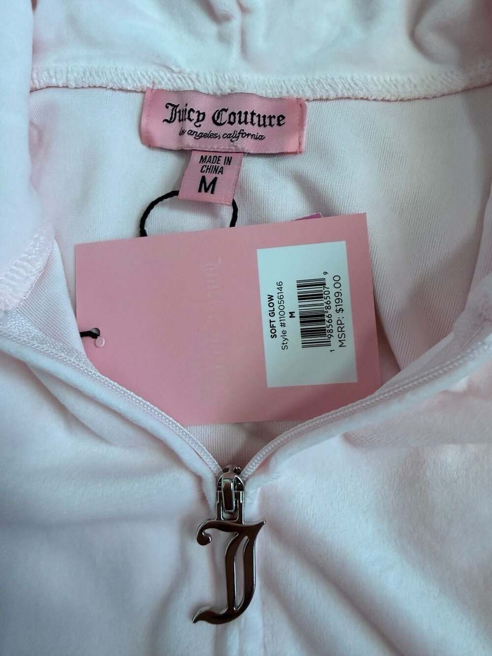 M Juicy Couture Ribbed Jersey and pants in Peach SUPER CUTE - Picture 4 of 9
